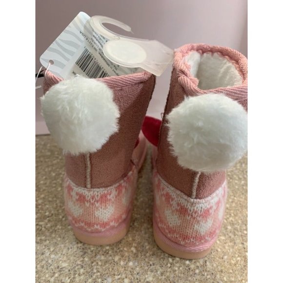 NWT MUKS LUKS Pink Bonnie Bunny Boot - Girls SIZE 9 - Picture 4 of 11